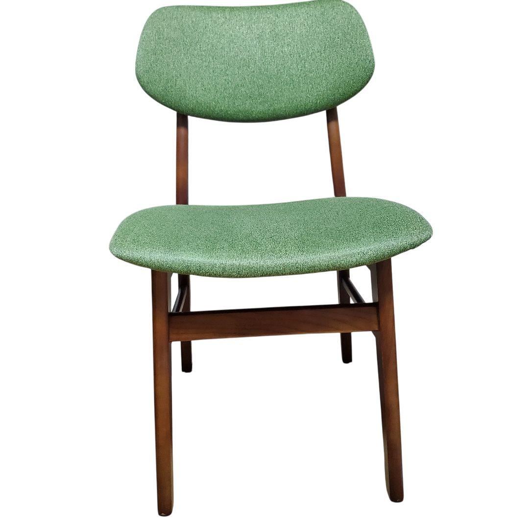 NOCE（ノーチェ） ダイニングチェア RY42 ウォールナット × グリーン
