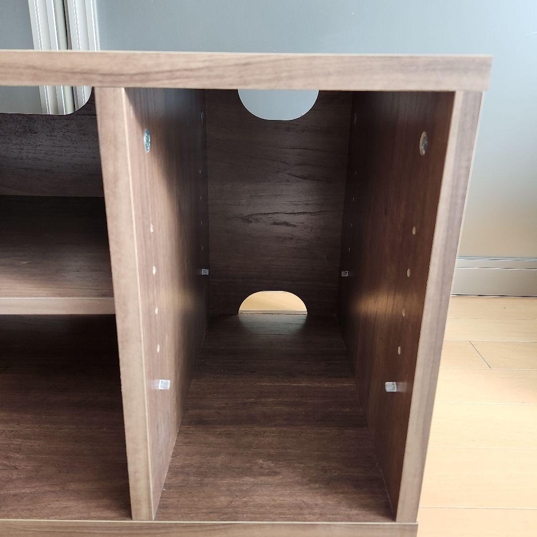 アイリスオーヤマ　シンプルAVボード　組立済　キャスター無