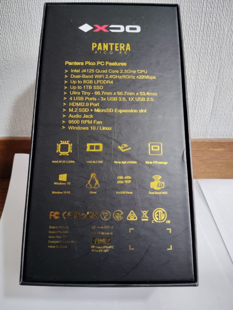 ■世界最小クラス Pantera Pico PC ミニPC Windows11■