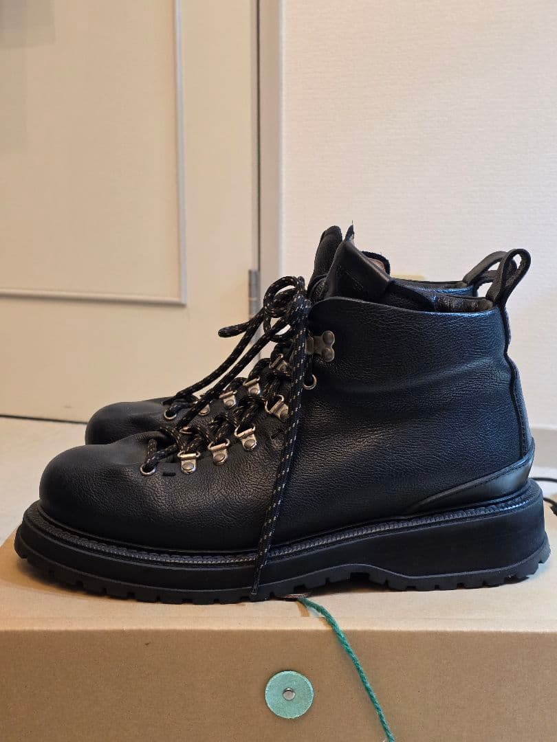 【美品】BUTTERO ALPI マウンテンブーツ ブラック
