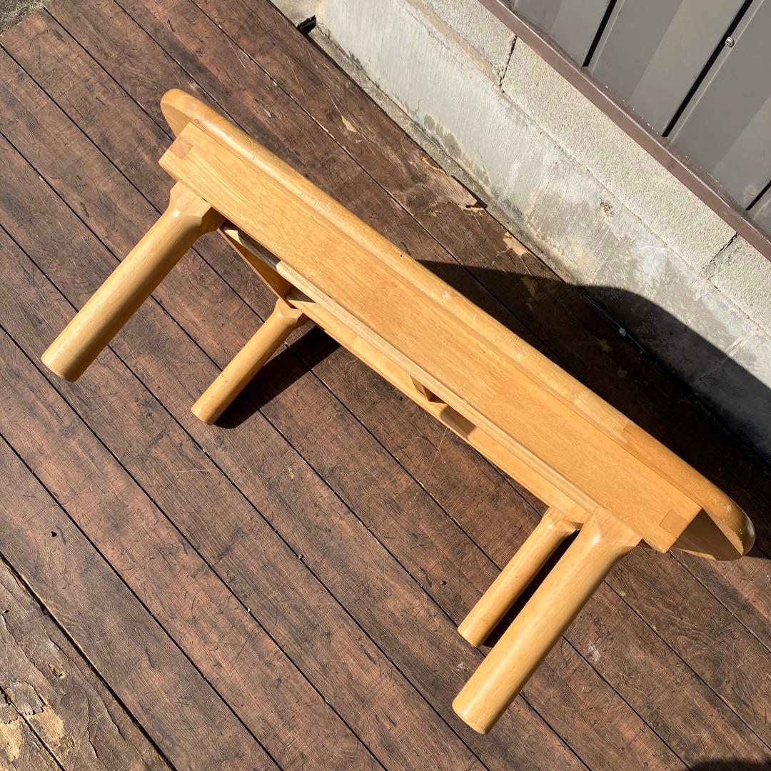 A-4 折りたたみ ローテーブル 木製 センターテーブル ちゃぶ台 ナチュラル