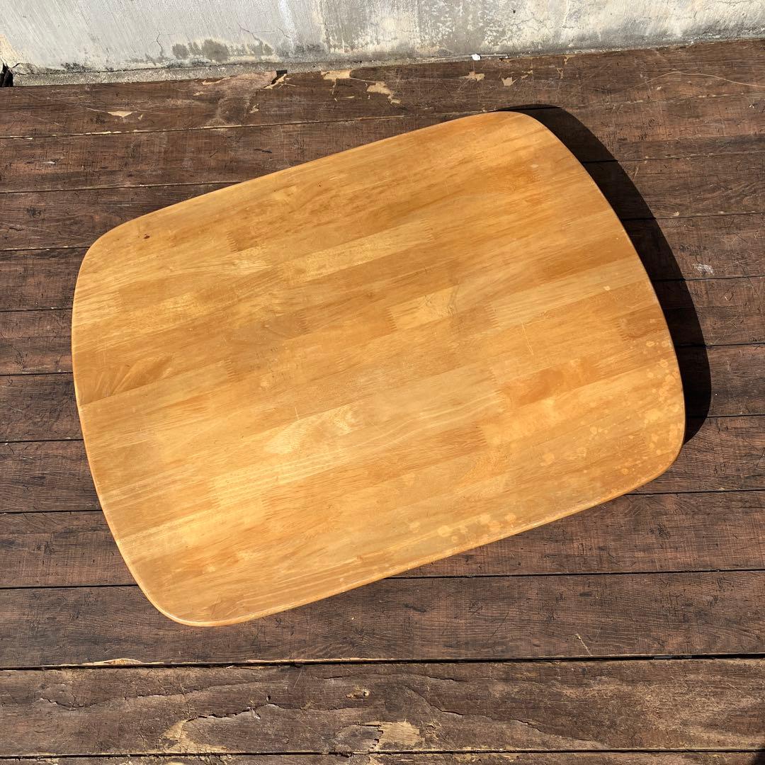 A-4 折りたたみ ローテーブル 木製 センターテーブル ちゃぶ台 ナチュラル