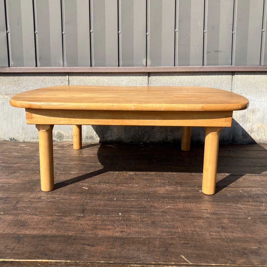 A-4 折りたたみ ローテーブル 木製 センターテーブル ちゃぶ台 ナチュラル