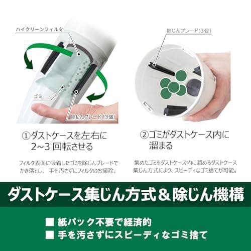 AHiKOKI(ハイコーキ) 36V カプセル式 コードレス掃除機 R36DB