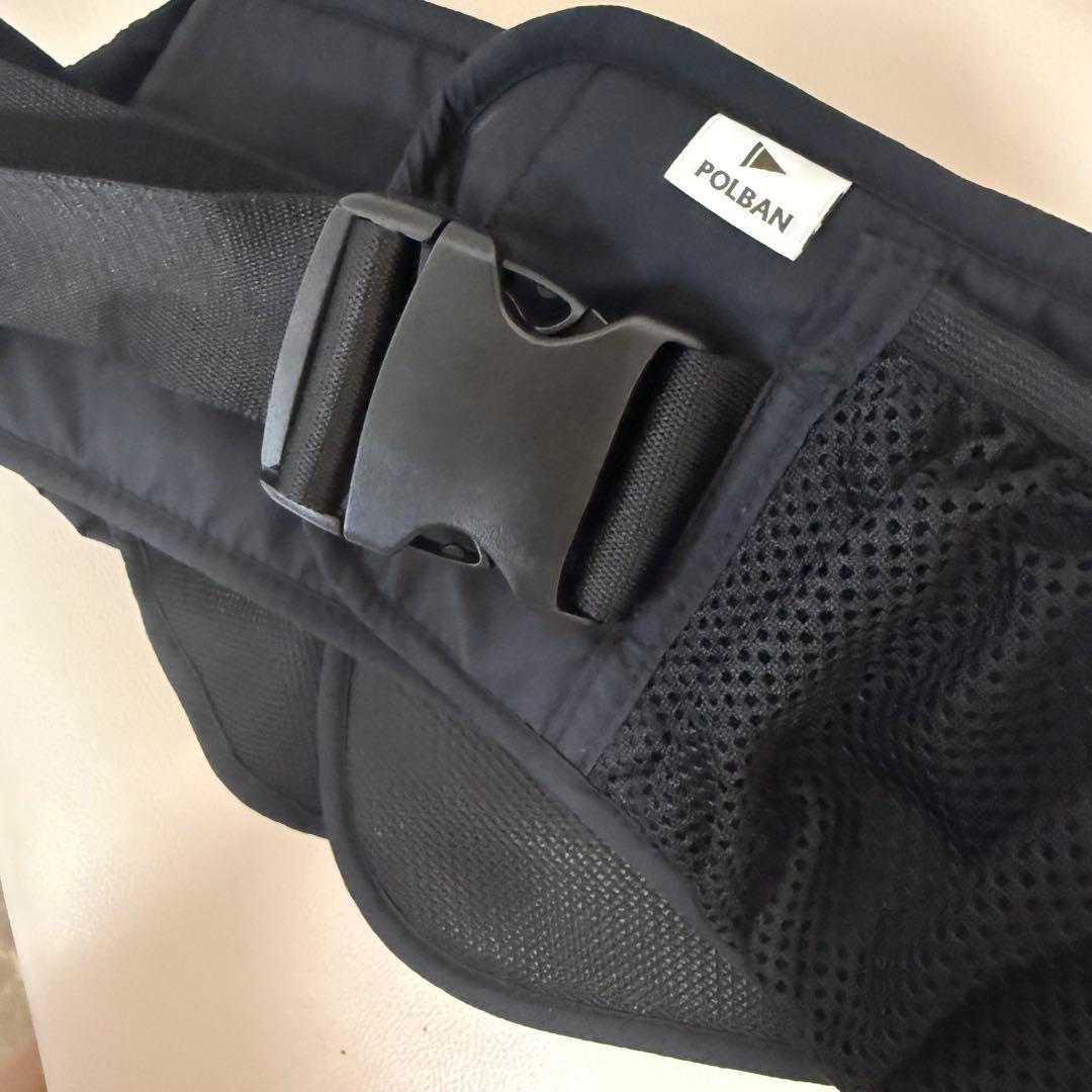 【美品】 POLBAN ポルバンアドバンスヒップシート　ブラック　黒