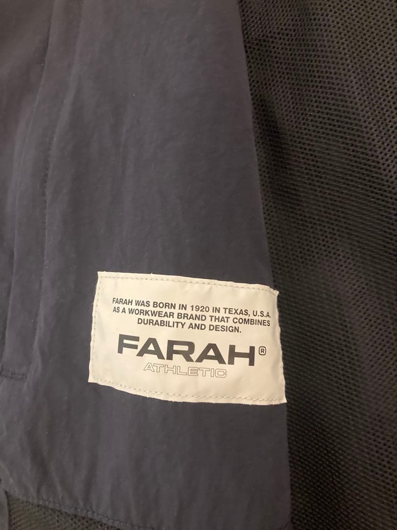 【新品】FARAH Nylon Zip Up Jacket ブラックMサイズ