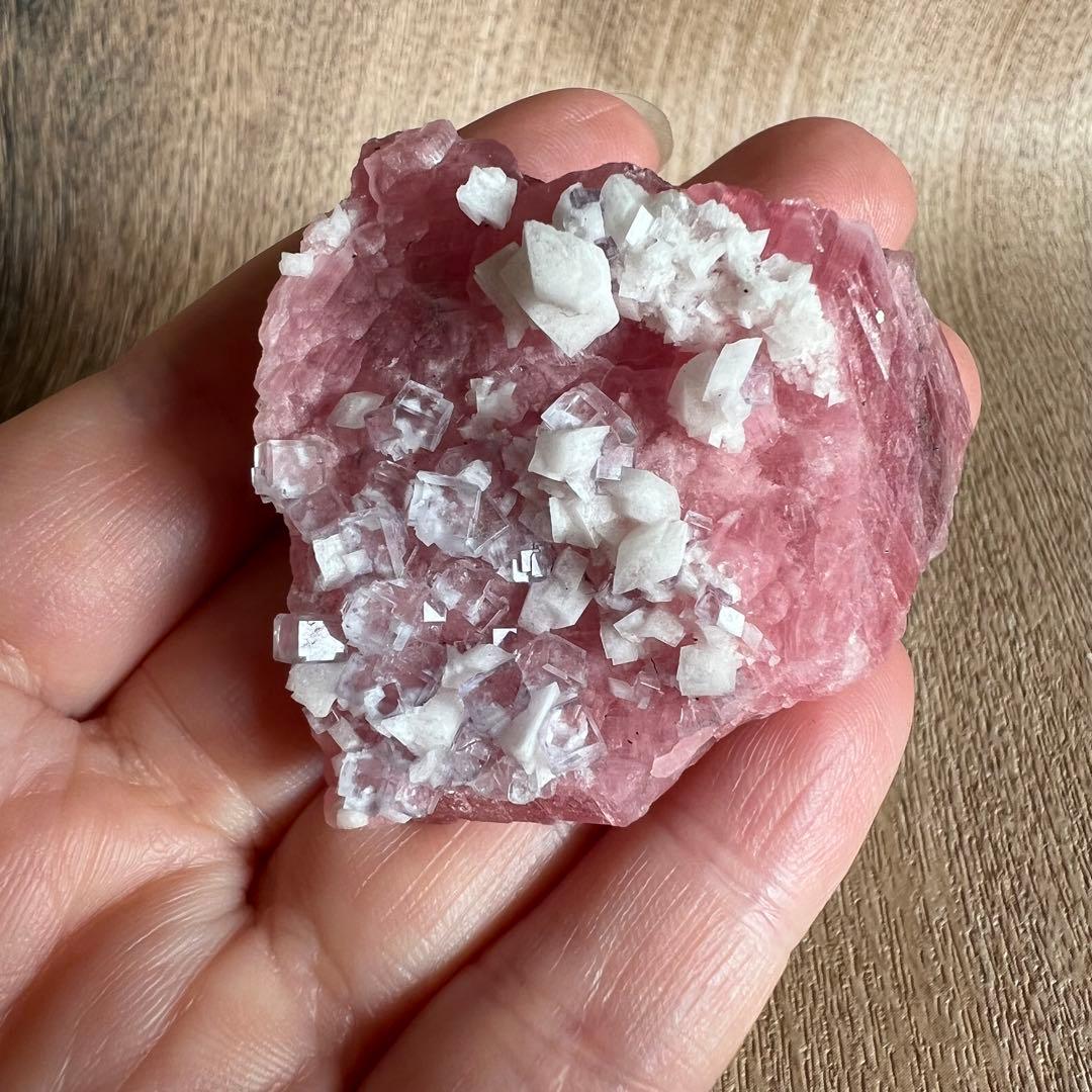 ロードクロサイト フローライト パイライト 42g 鉱物 標本 原石