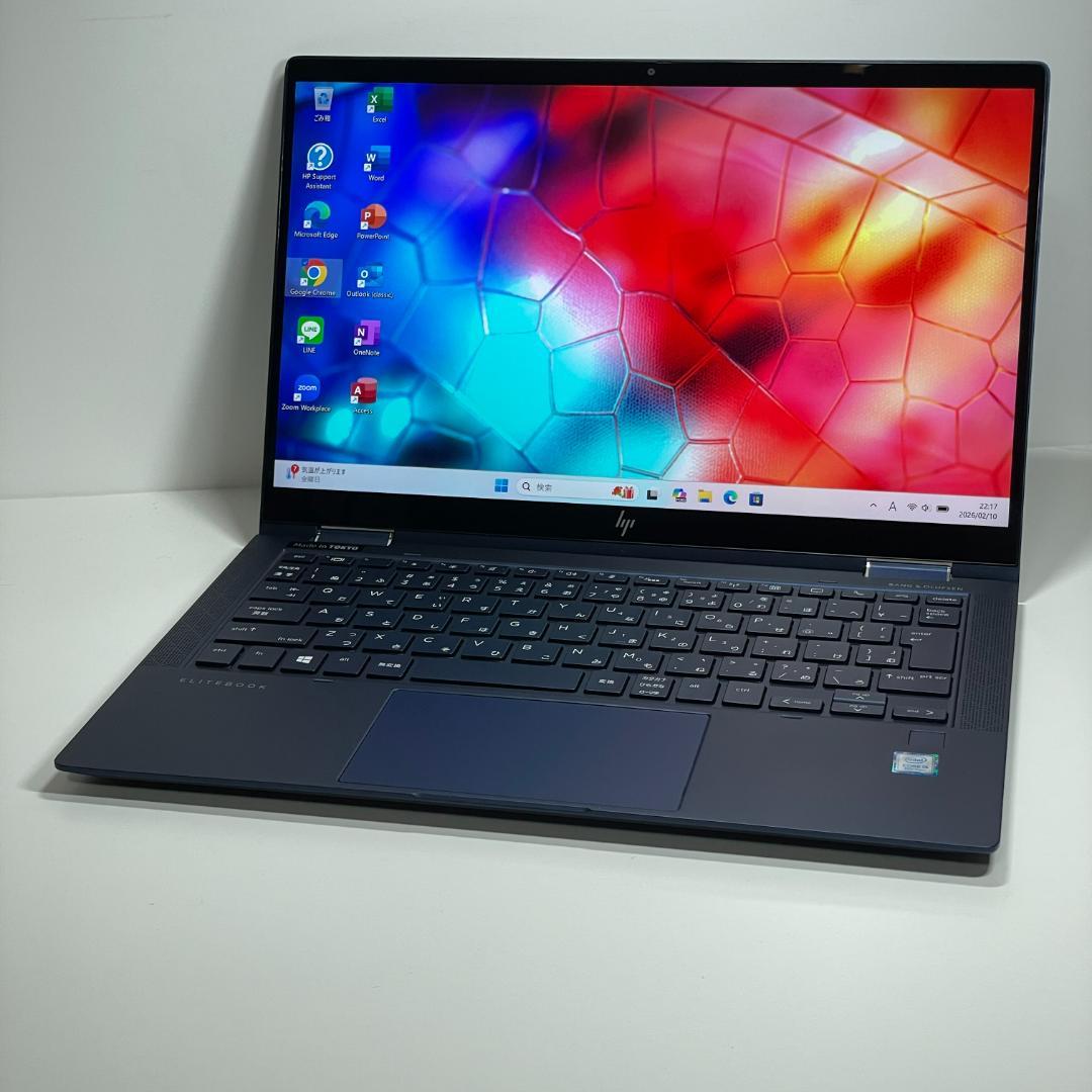 ★美品★HP Dragonfly 第8世代 ノートPC office2024