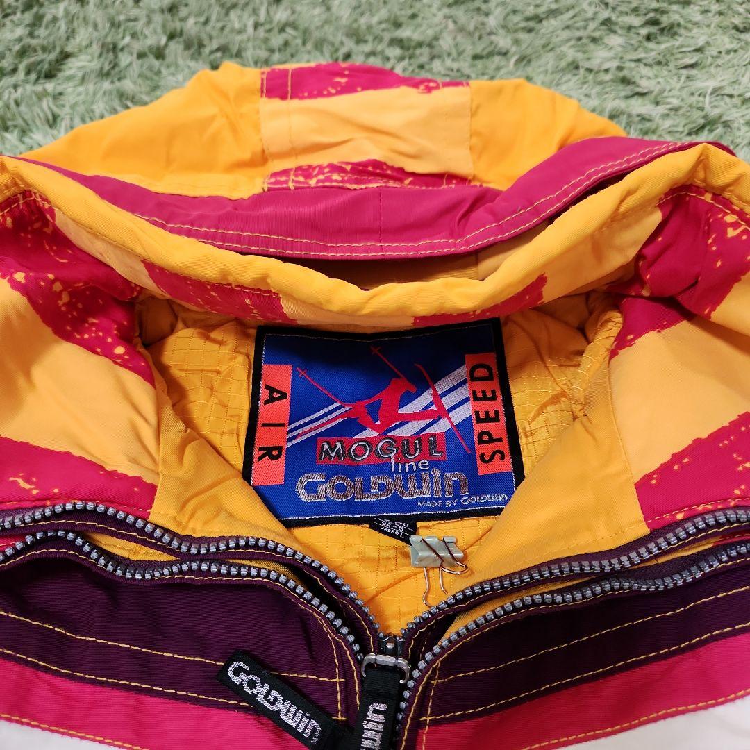 ゴールドウィン ヴィンテージ モーグルライン スキーウェア上下セット 派手