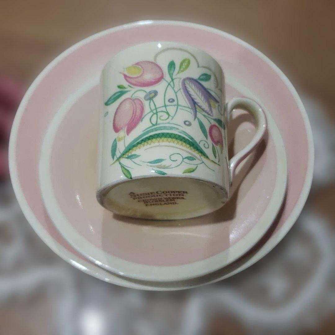 スージークーパー❣️ドレスデン　デミタストリオ