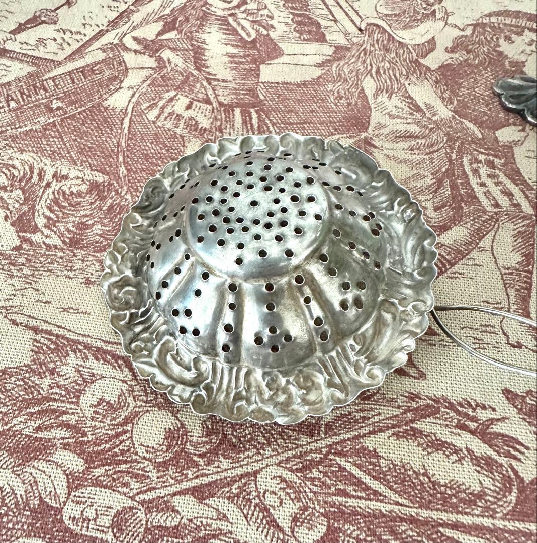 フランスアンティーク　パソワール　ティーストレーナー