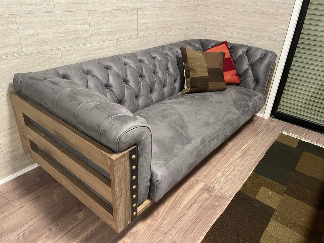 東馬 TOHMA プーリー 3Pソファ｜モデルハウス展示品｜2/28以降発送