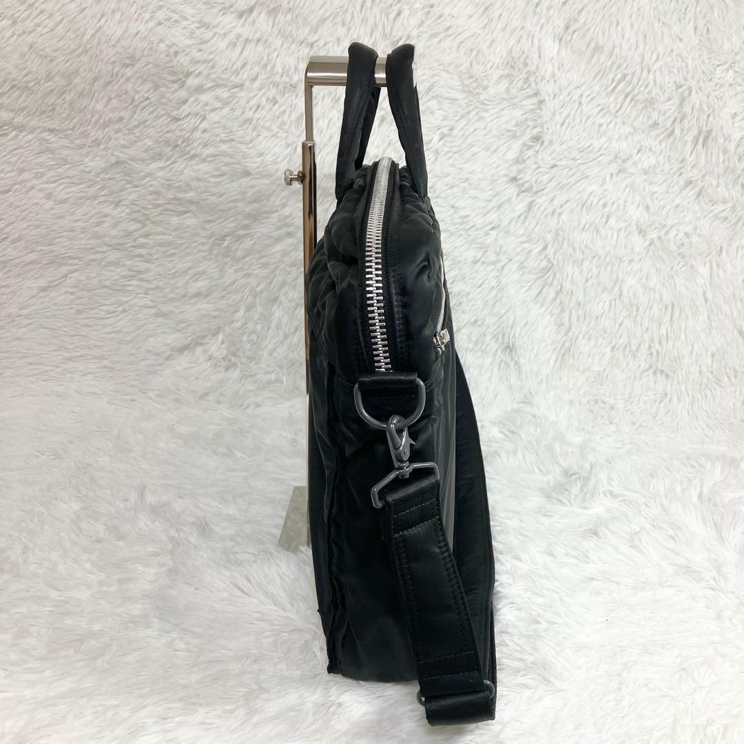 ポーター タンカー 2WAY ブリーフケース 黒 ナイロン ビジネスバッグ　A4