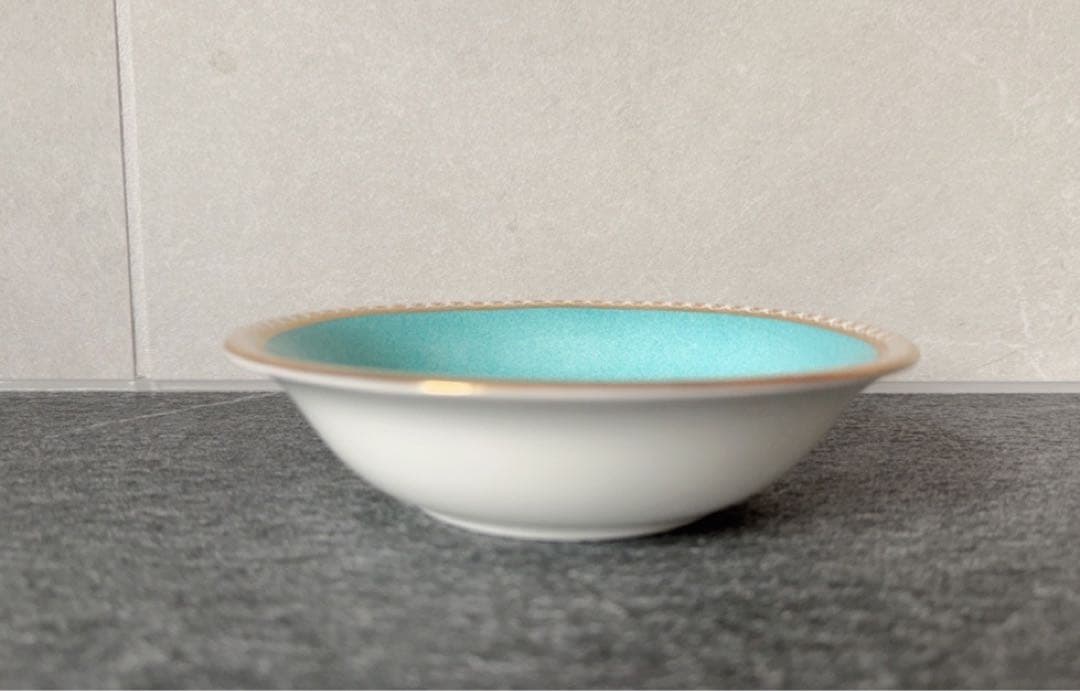 廃盤品　ウエッジウッド　ユーランダー　パウダーターコイズ　 ボウル