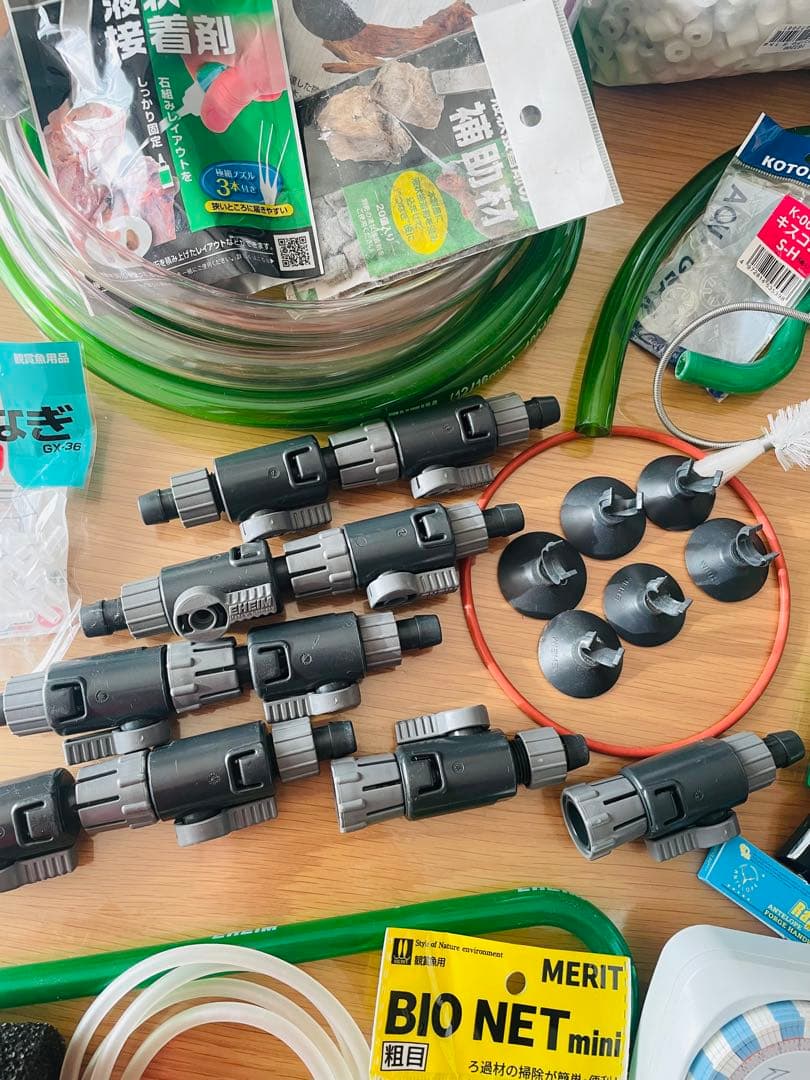 EHEIM 2213.ガラス吸排水パイプ.エアーポンプ.タイマー.豪華セット