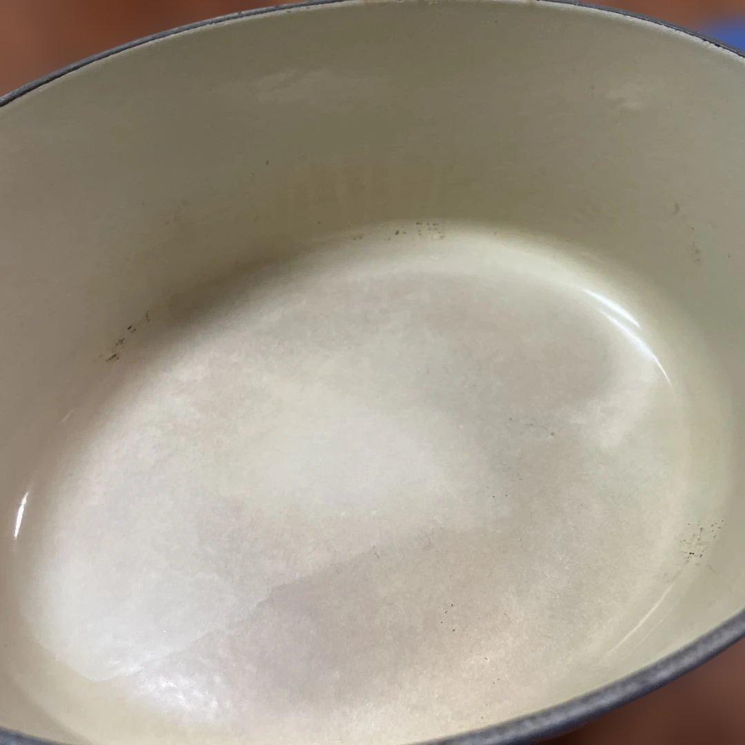 ルクルーゼ ココットオーバル 25cm ブルー