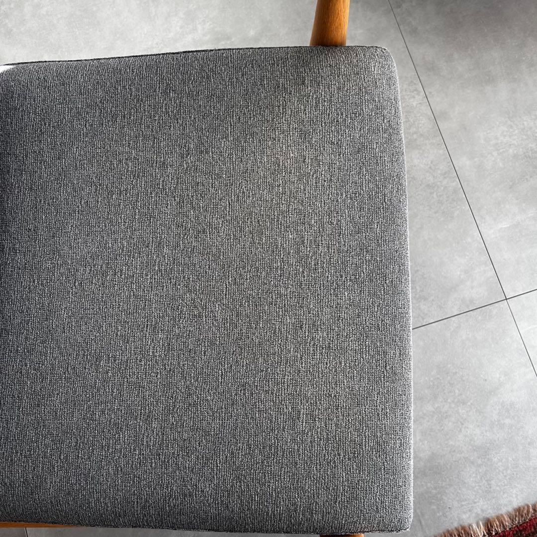 ハトン　柏木工 イージーチェア　グレー　シガーロ