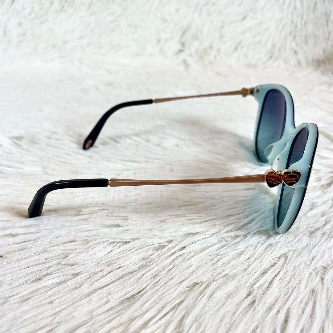 極美品　Tiffany＆Co　サングラス　TF4127-F　ブルーレンズ