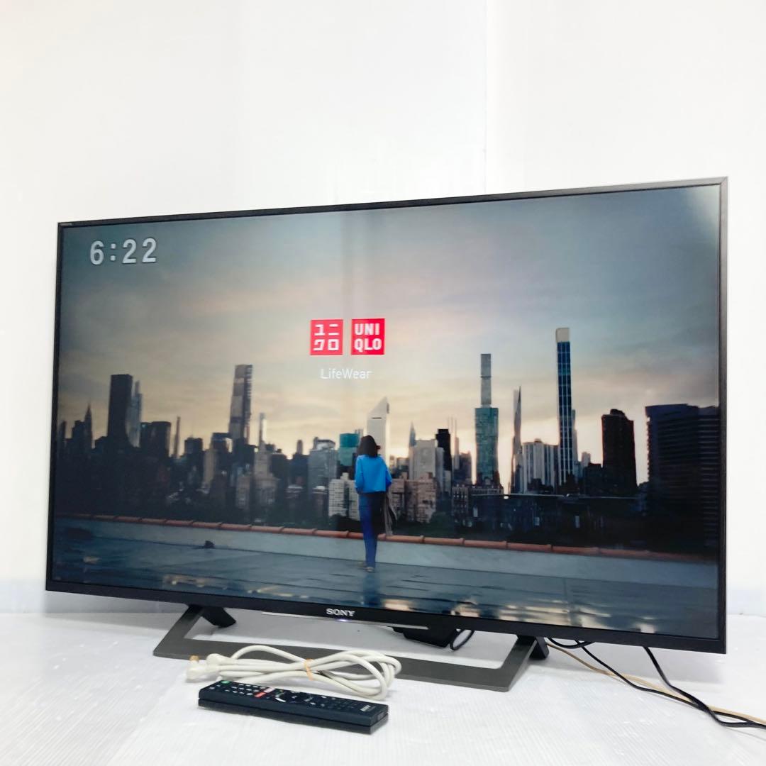 極美品 SONY 43インチ 4Kテレビ KJ-43X8300D 2017年製