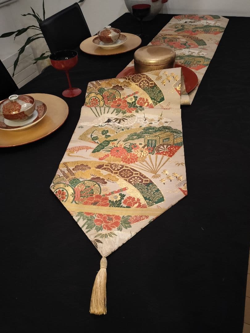 A932高級‼️ひな祭り‼️花嫁衣装帯‼️1ｍ95cm