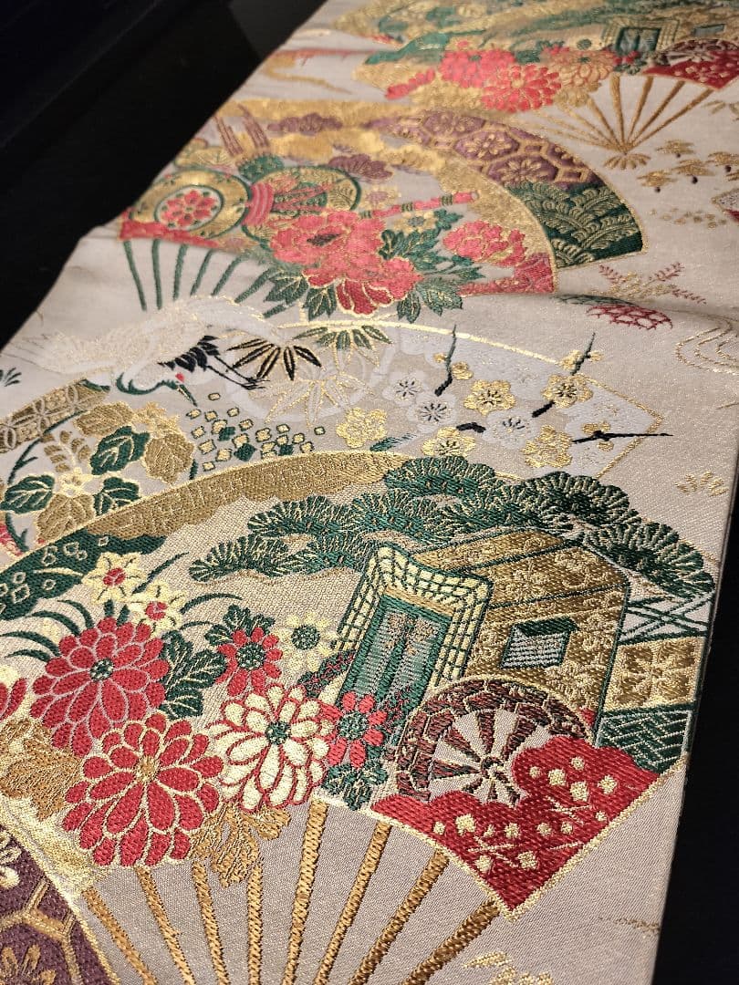 A932高級‼️ひな祭り‼️花嫁衣装帯‼️1ｍ95cm