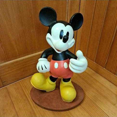 廃盤品　レア　ガーデンスタチュー　ミッキーマウス ランタン付き　置物　オブジェ