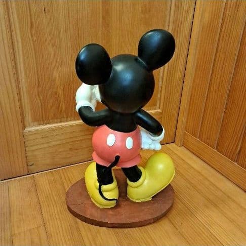 廃盤品　レア　ガーデンスタチュー　ミッキーマウス ランタン付き　置物　オブジェ