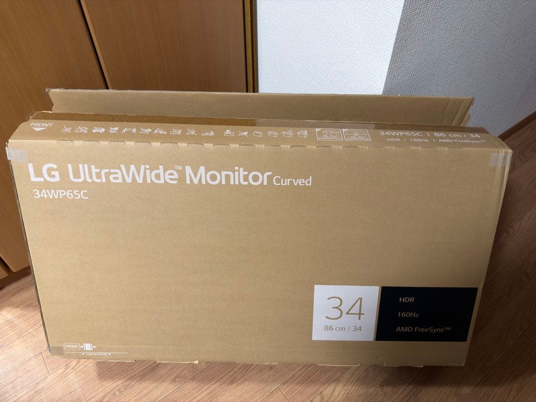 LG34インチ 3440×1440 34wp65cウルトラワイドモニター