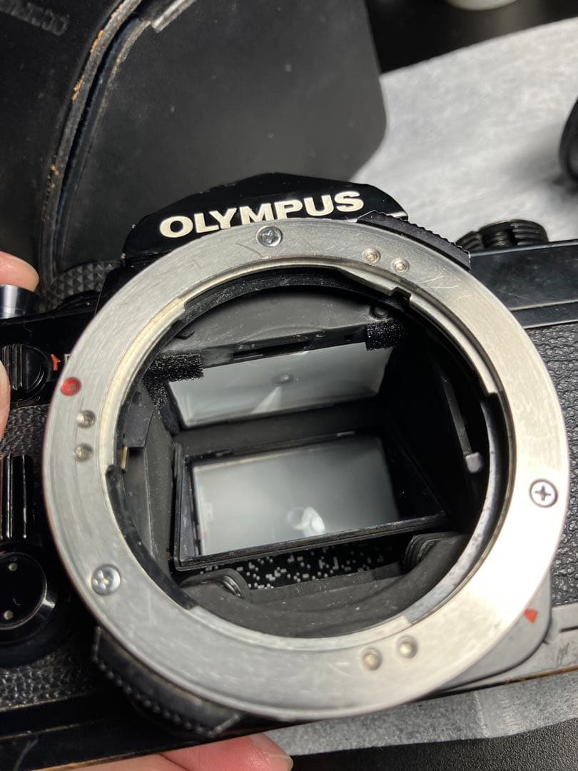 OLYMPUS OM2 + 50 1.8 フィルムカメラ 実用品 付属品あり