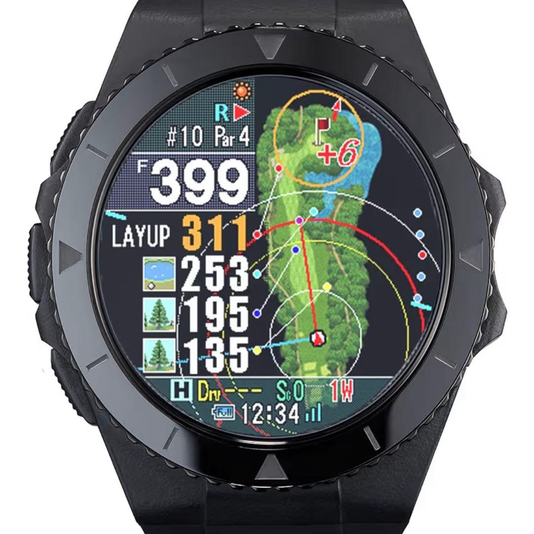 Shot Navi EXCEEDS ショットナビエクシード 黒 ＋ 保護フィルム