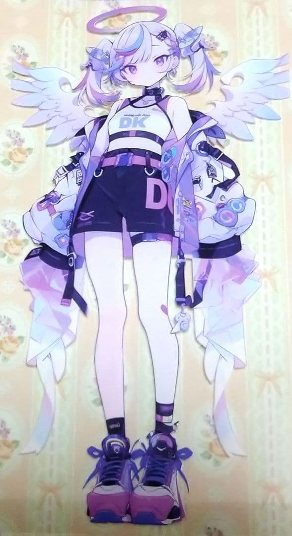 廃盤品✩J672＃羽翼彩虹(PET)y2k切り売り海外人物女の子AIマステ