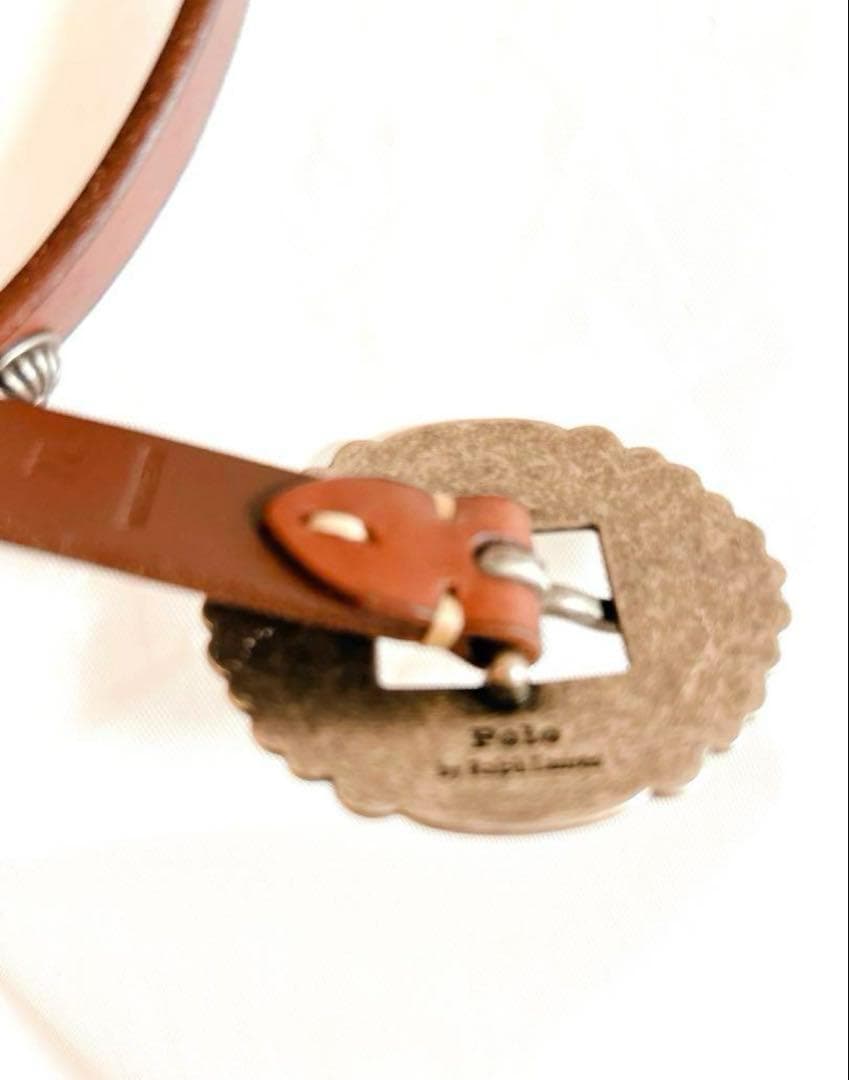 ★美品★ POLO RALPH LAUREN 人気のコンチョベルト　レディースM