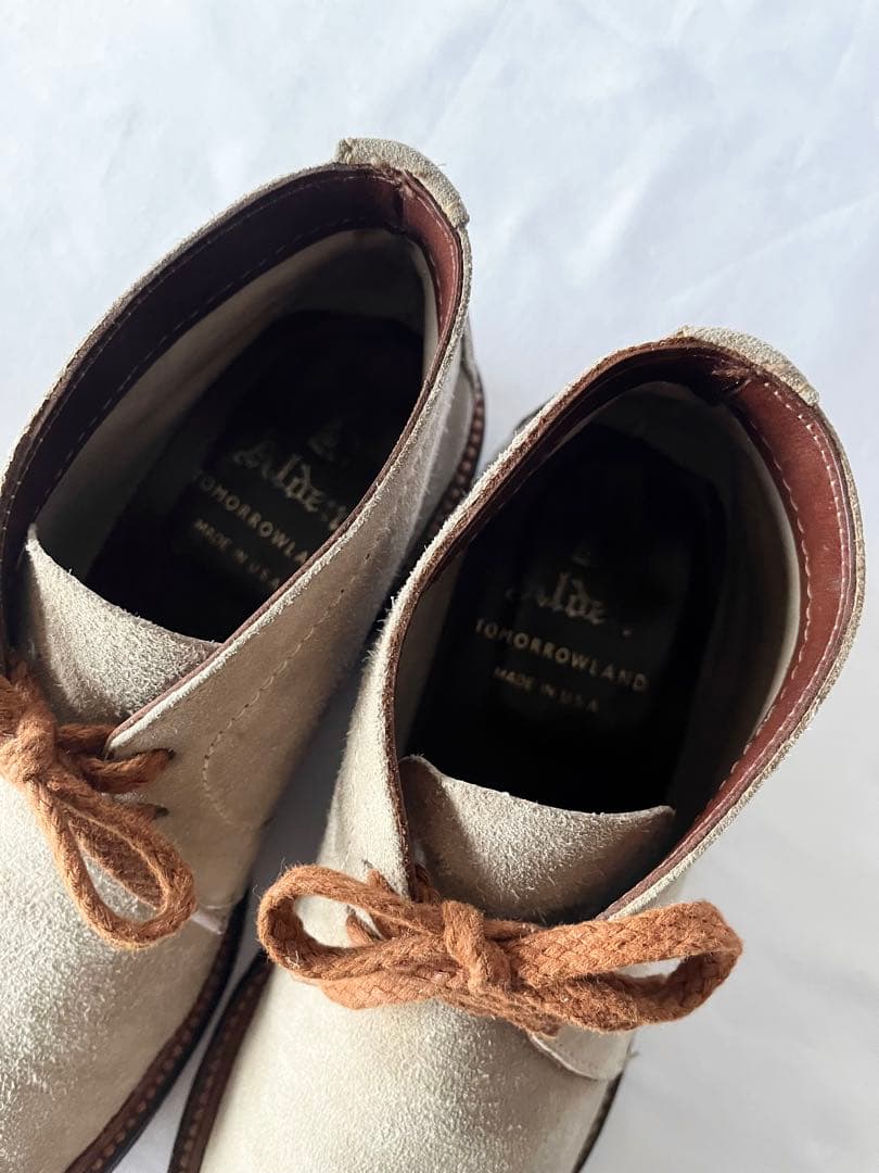 Aldenオールデン1494スエードチャッカブーツ TOMORROW LAND