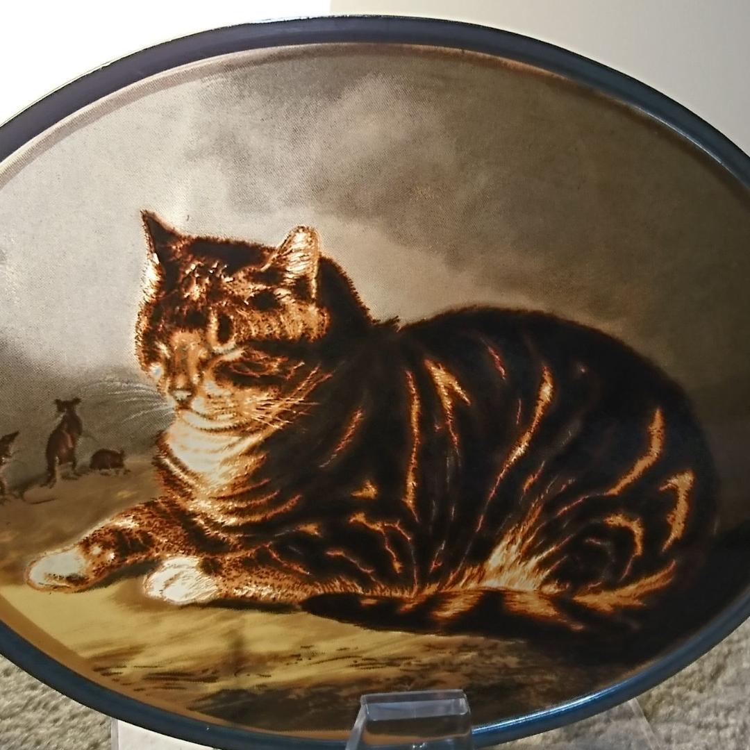 アメリカ ステンドグラス Cat 猫シカゴ美術館グラスマスターズ社にゃんこ