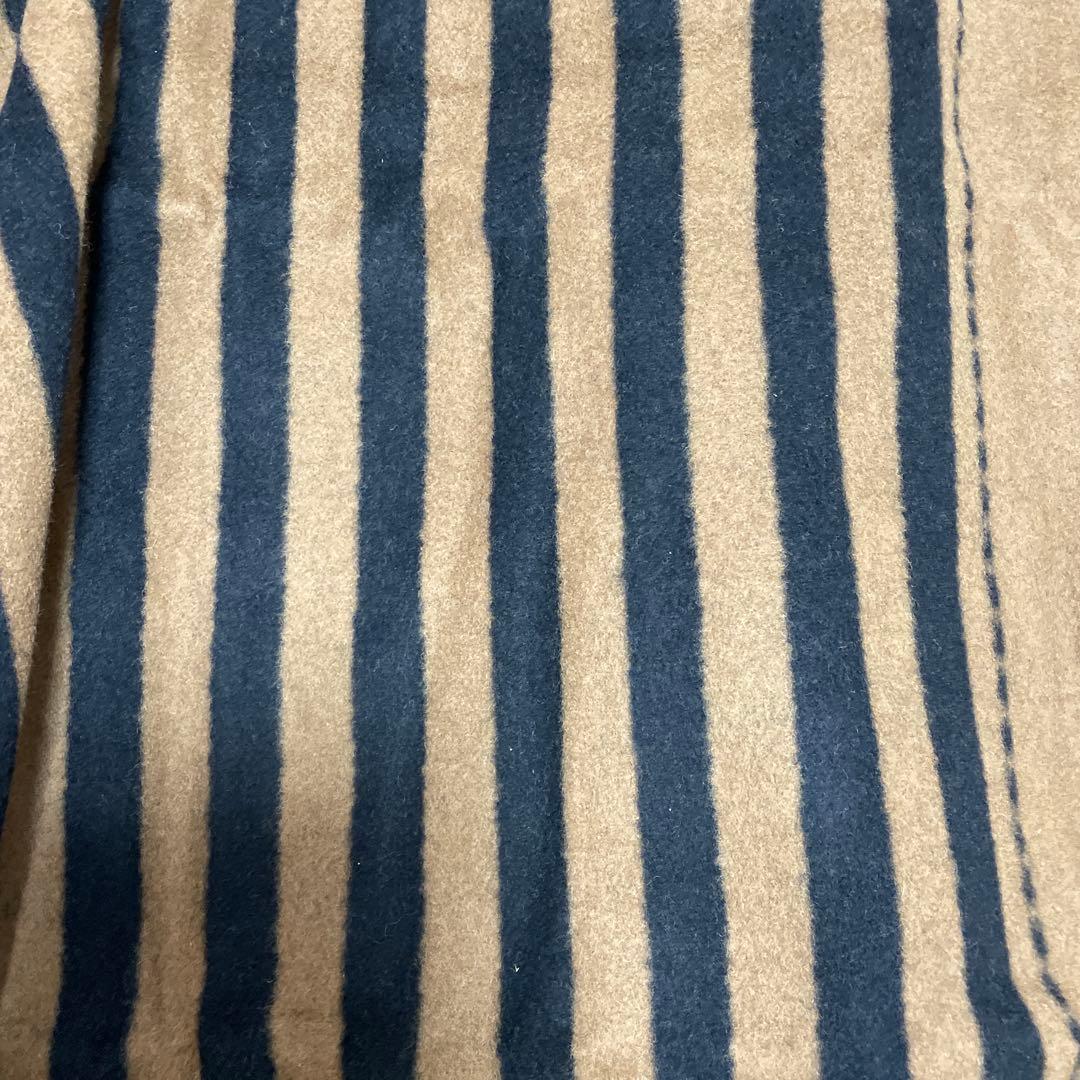 FENDI フェンディ 毛布 ストライプ ブラウン✖️ブラック ウール