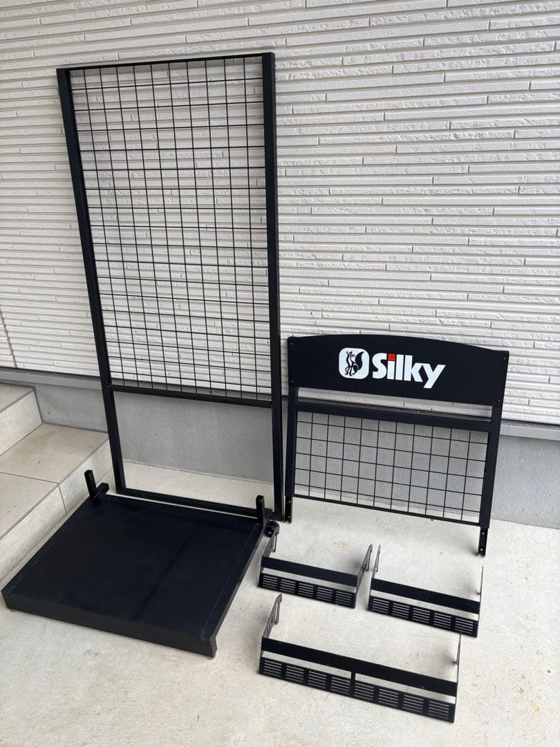 非売品Silky メッシュ ブラックスチールラック シルキースタンドディスプレイ