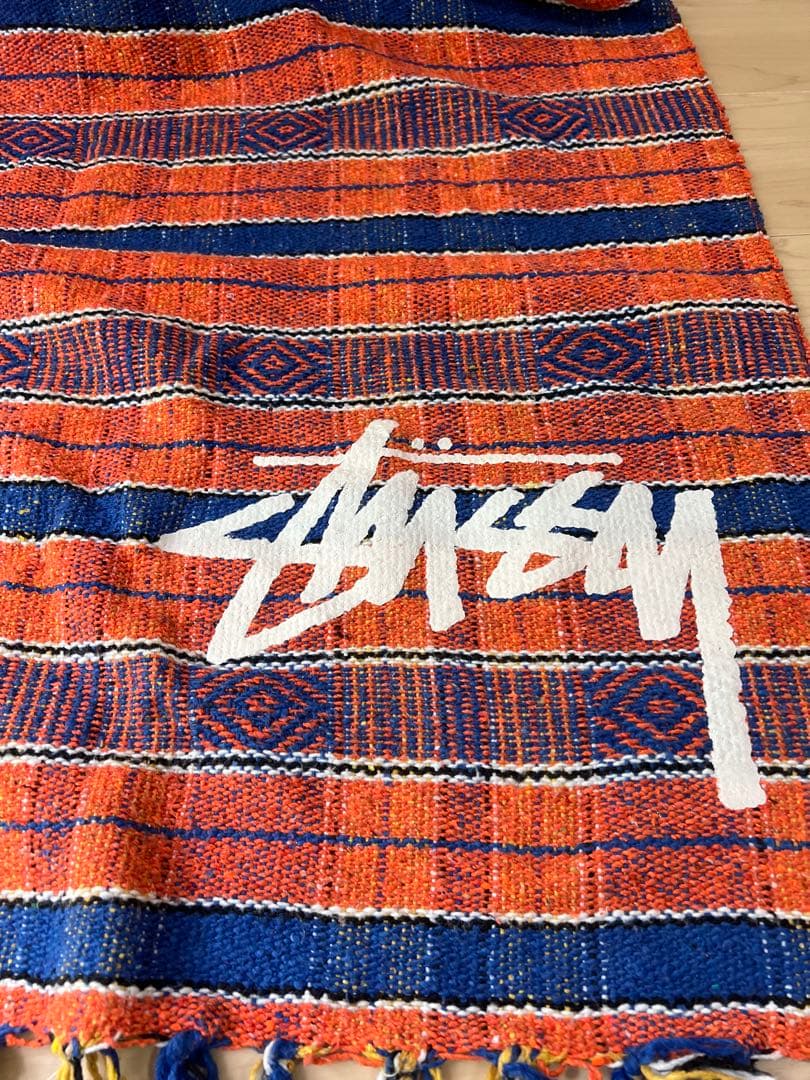 【希少】STUSSY 大判メキシカンラグ マット ブランケット