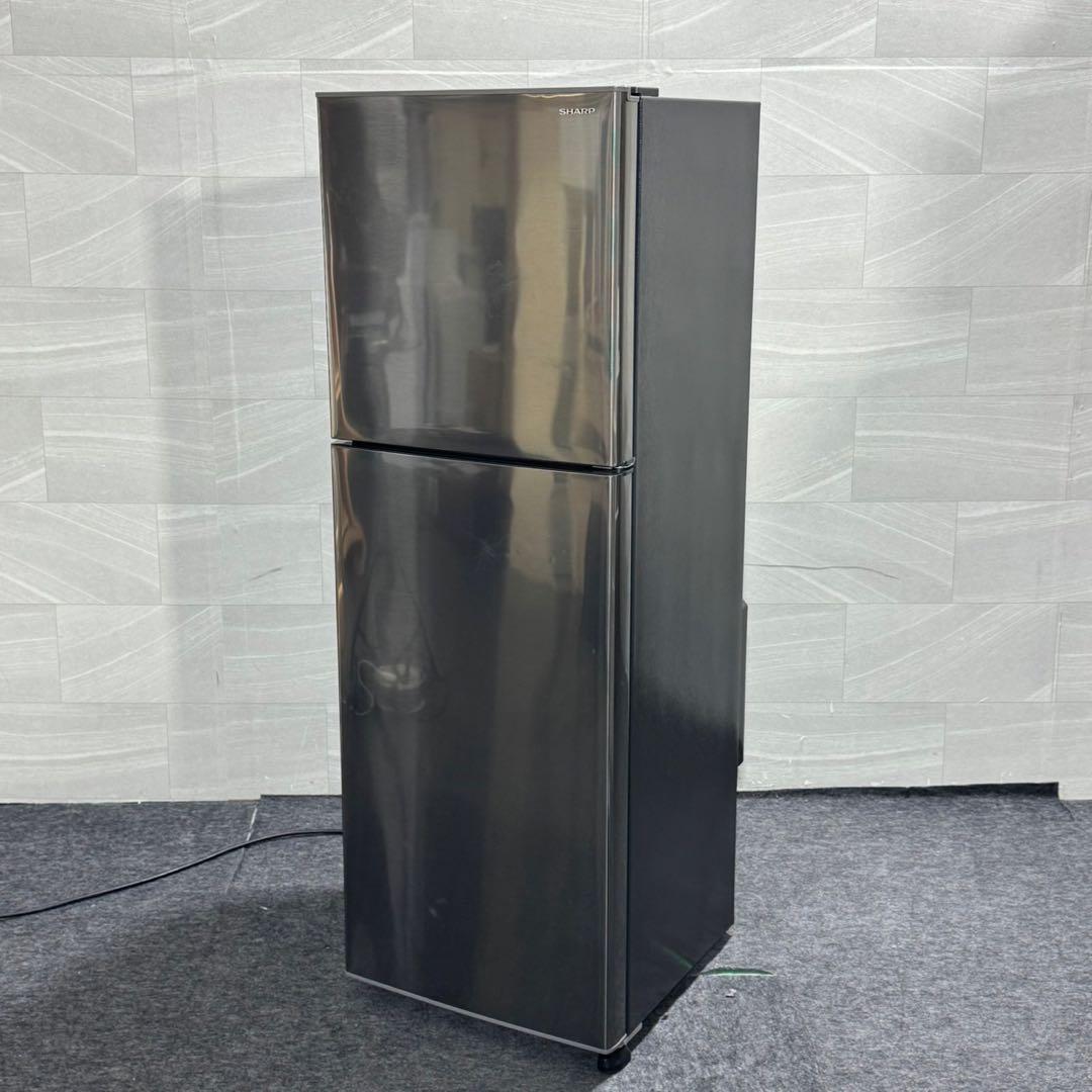 SHARP 冷蔵庫 225L 中型 2ドア 格安 清掃済み 大きめ d5017