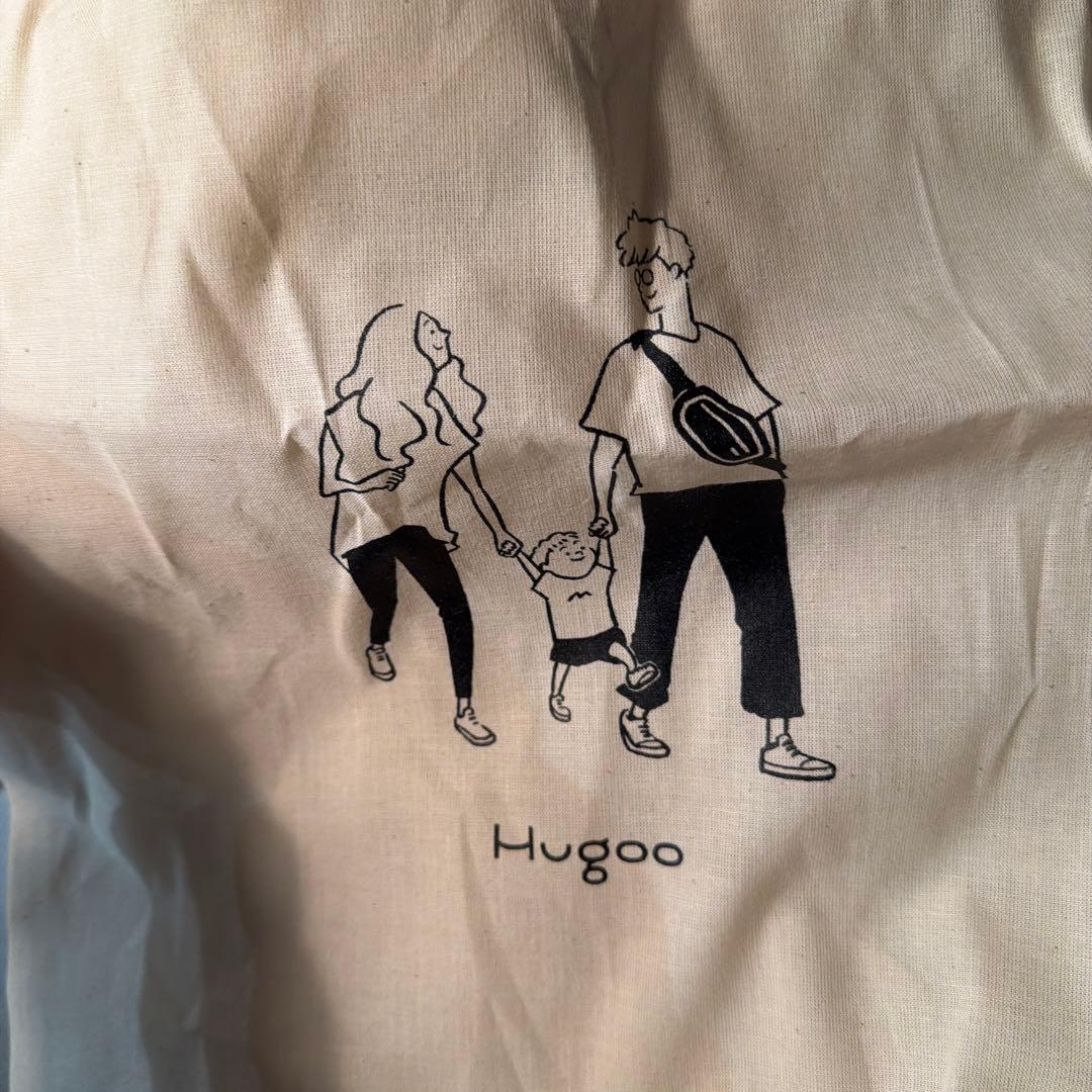【あお】Hugoo ヒップシート　ブラック×イエロー　ハグー 箱無し