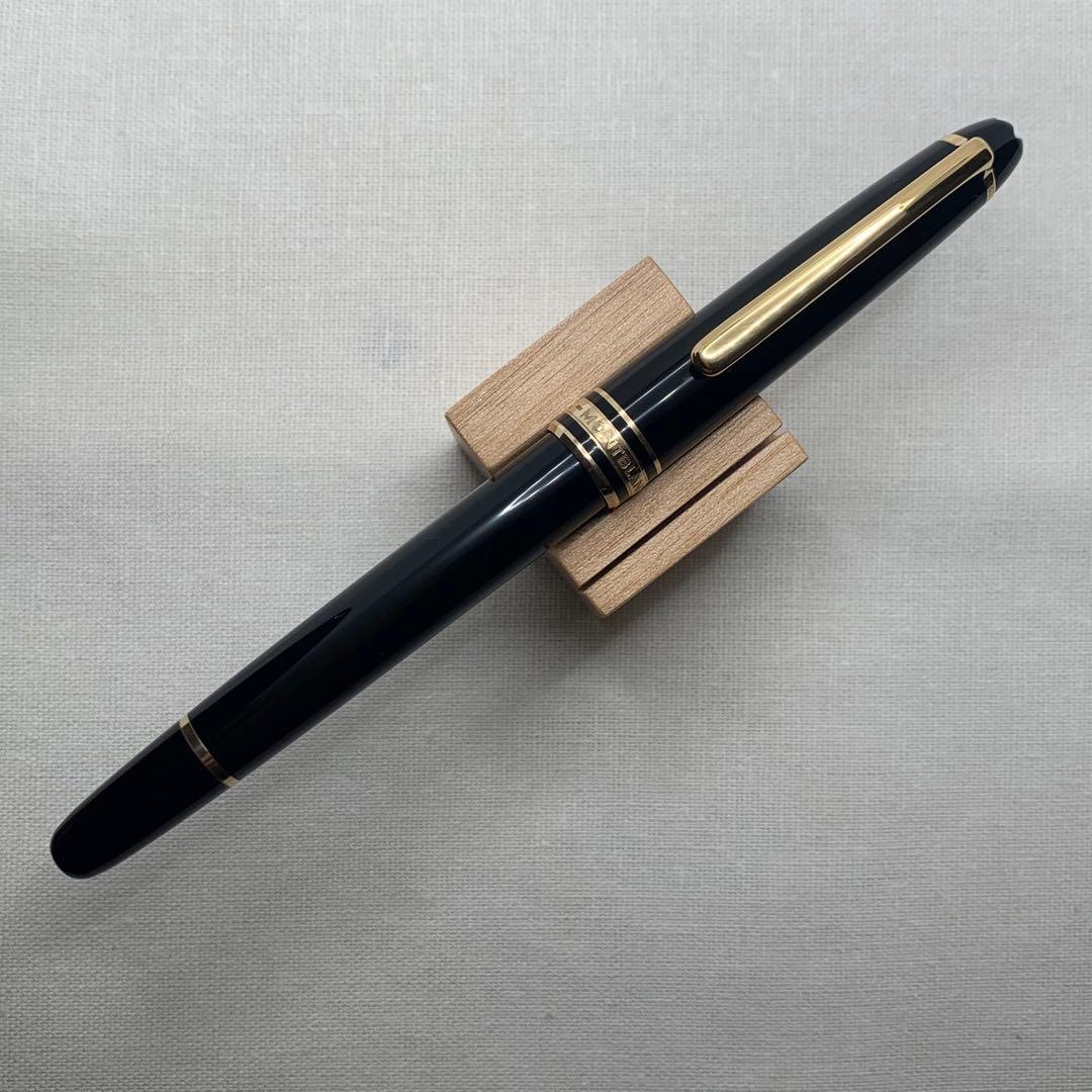 【箱保証書付】モンブラン　マイスターシュテュック144 中白 万年筆 字幅F