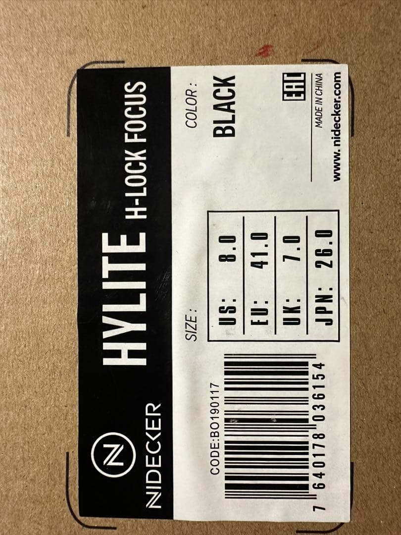 NIDECKER HYLITE スノーボードブーツ　26cm