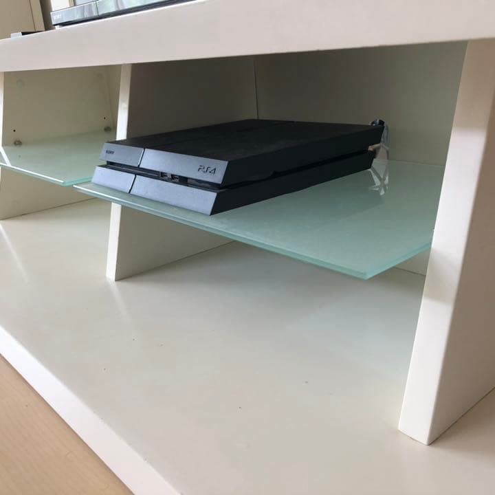 E’S 大型テレビボード 幅160cm マットホワイト/つや消し白