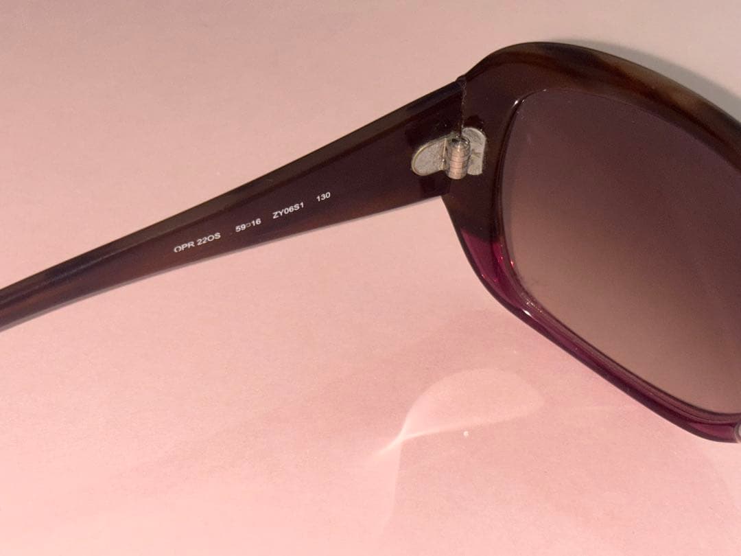 PRADA べっ甲 ピンク ブラウン グラデーションサングラス