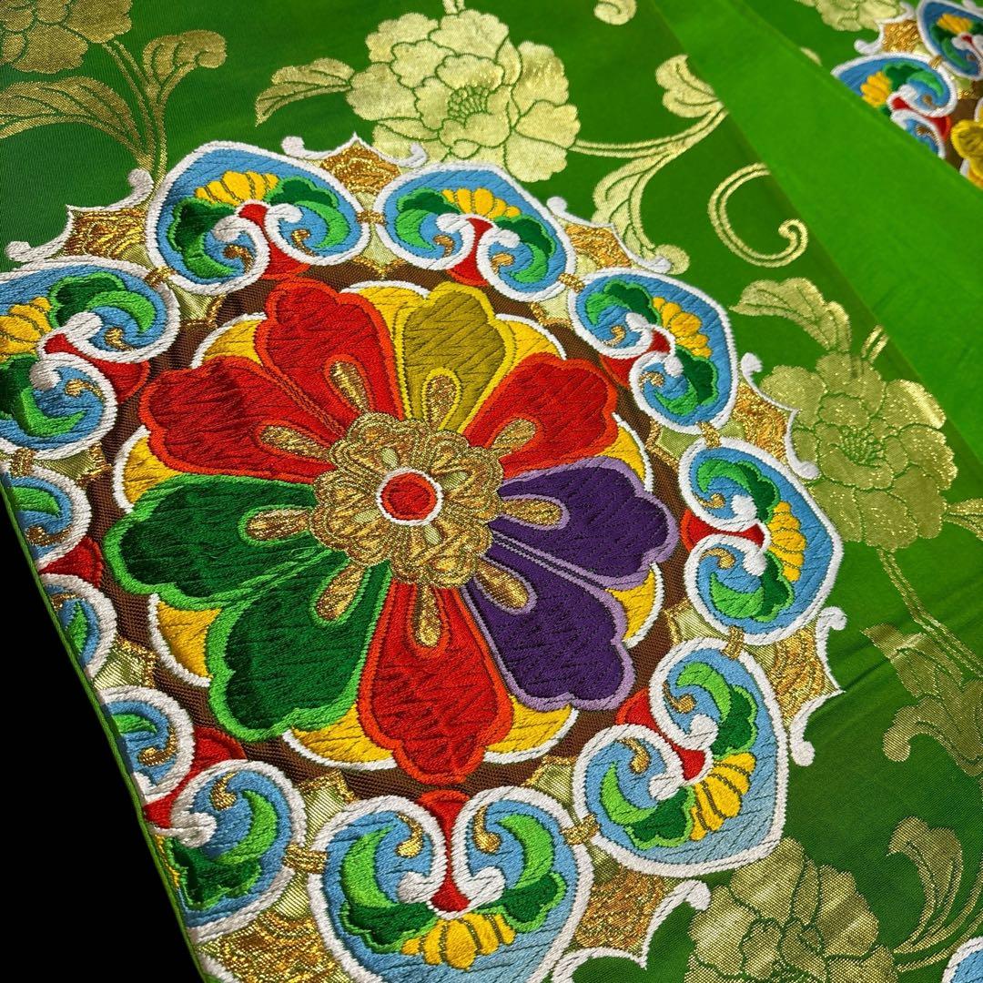 (う67) 紫翠(しすい)の花鼓✨梅彩きらめく雅のアンティーク振袖㊗️ ③点セット