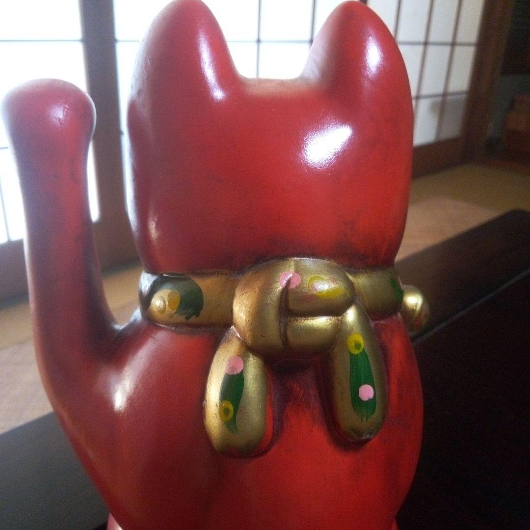 古色福猫　招き猫