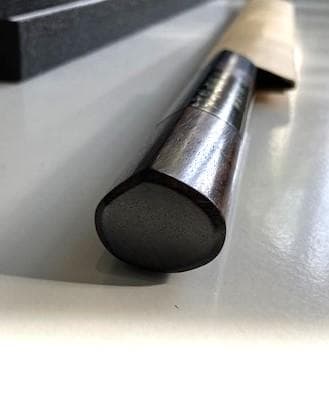 柳刃包丁　刺身包丁　青鋼　炭火鍛造　多重層雲浮　本刃付　300mm