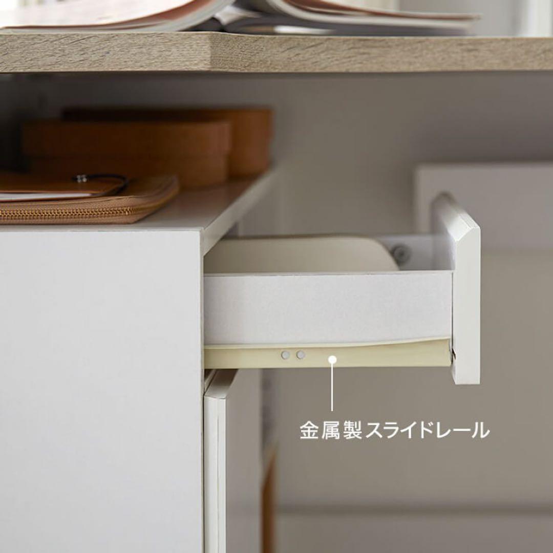 パソコンデスク L字デスク 引き出し付き オフィスデスク 収納付き LOWYA