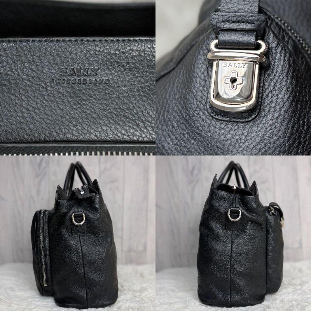 美品♡A4可♡説明書♡BALLY バリー ブランドロゴ 2way ビジネスバッグ