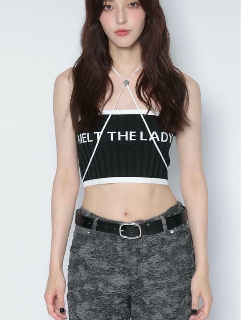 melttheladyメルトザレディ logo closs camisole