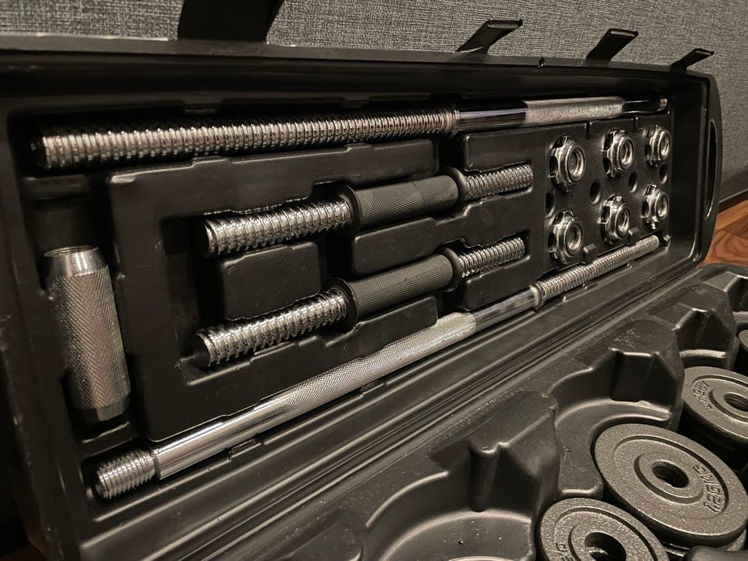 40kg キャストアイアン ダンベルセット 美品 筋トレ